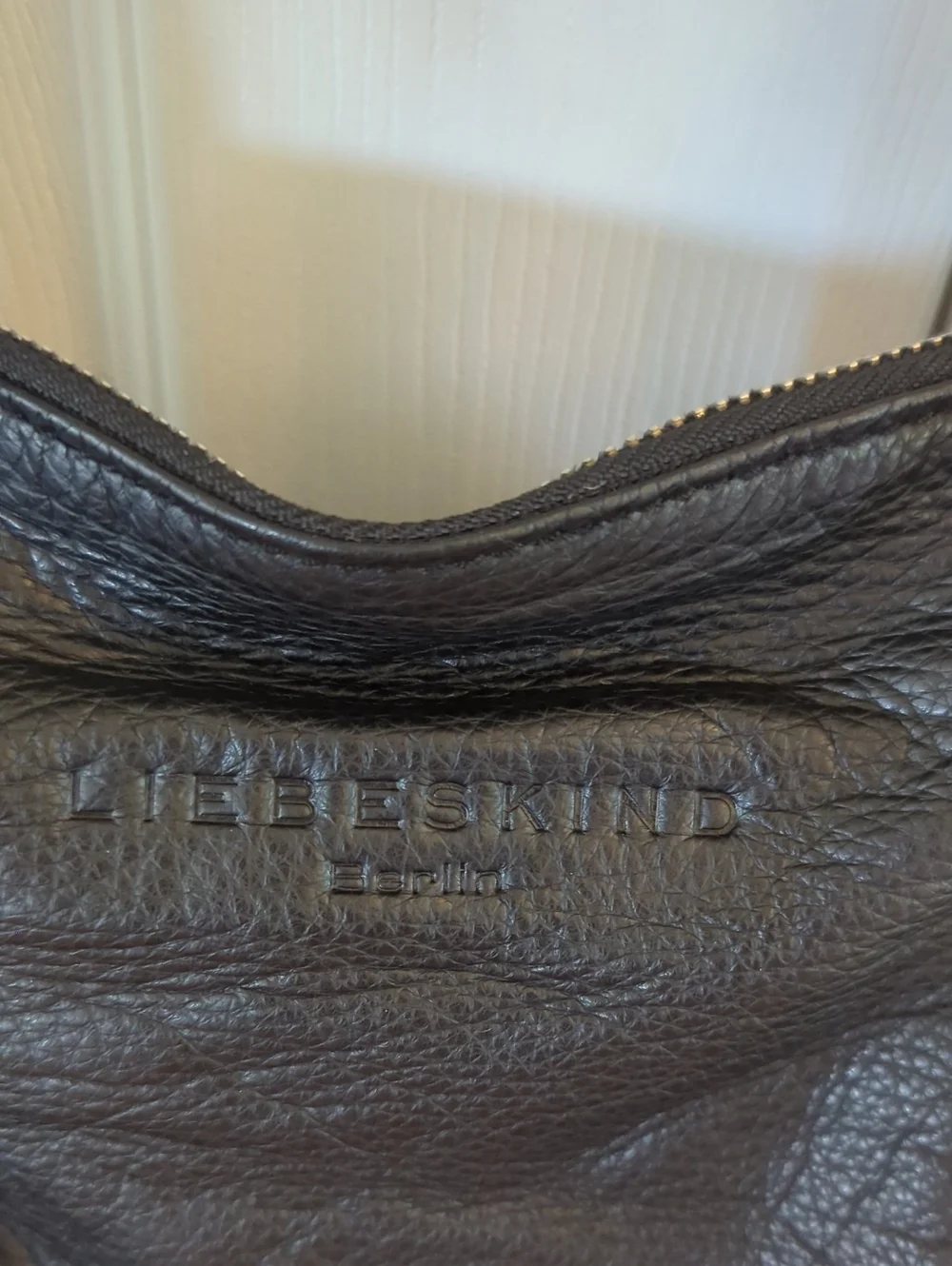 Liebeskin Berlin Black Leather Hobo Bag